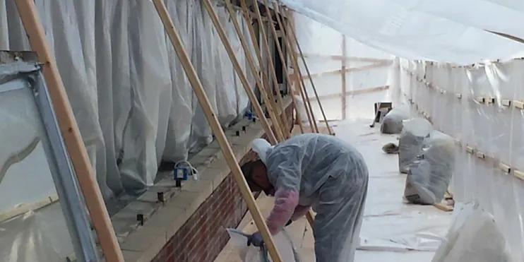 Asbestos abatement work